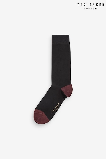 Ted Baker Black Plain Socks (T76709) | £10