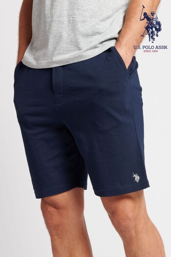 U.S. Polo Assn. Blue DHM Lounge Shorts (T76995) | £25