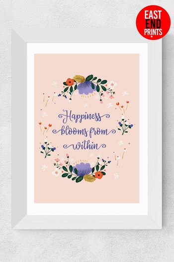 East End Prints Pink Happiness Blooms From Within By ShowMeMars (T77106) | £47 - £132