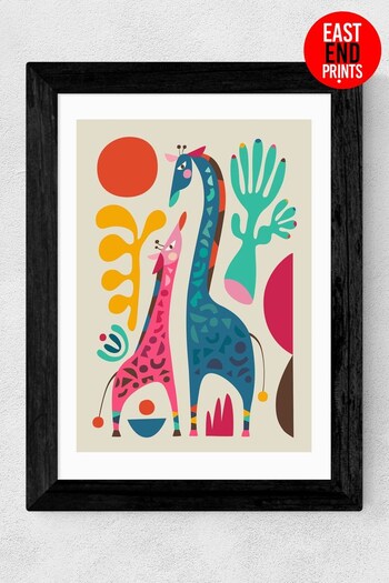 East End Prints Cream Giraffes By Rachel Lee (T77112) | £47 - £132