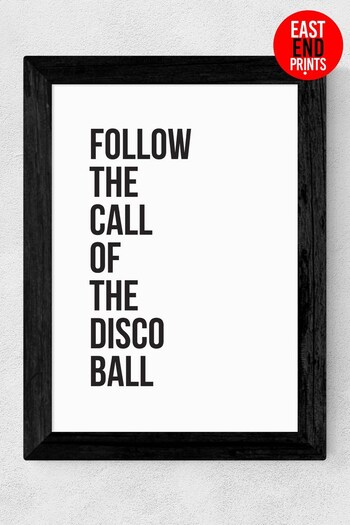 East End Prints White Disco Ball By Native State (T77124) | £47 - £132