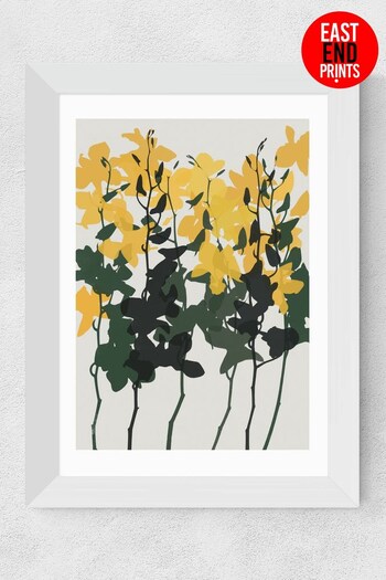 East End Prints Yellow Orchids 7 Print by Garima Dhawan (T77151) | £47 - £132