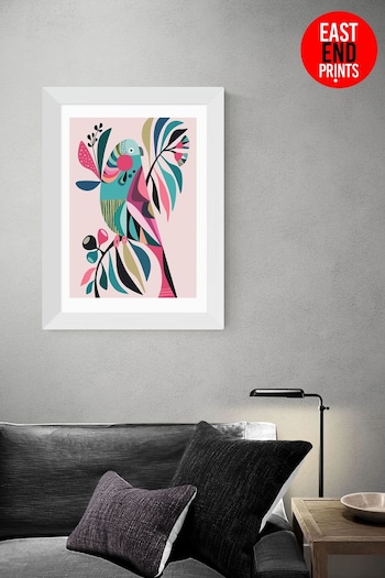 East End Prints Pink Parakeet By Rachel Lee (T77166) | £47 - £132