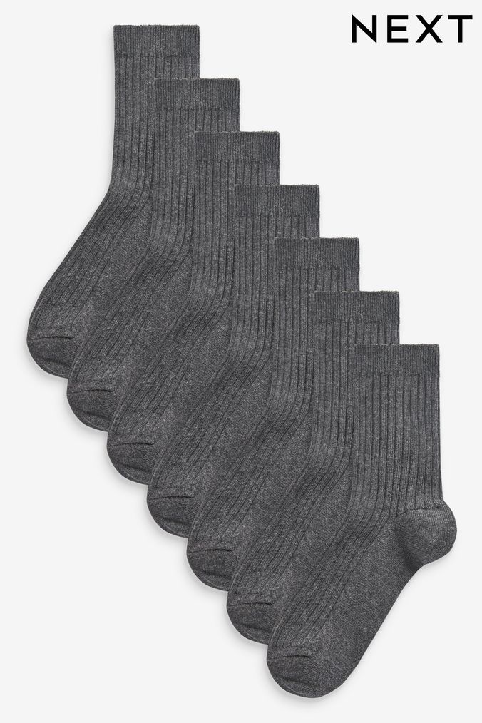 Boys grey dress shop socks