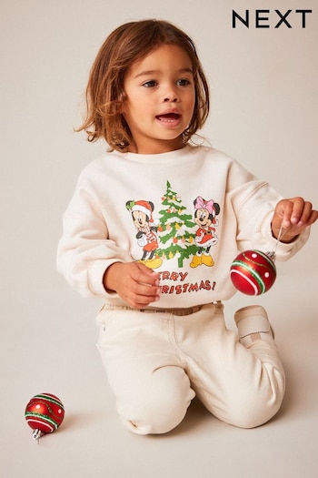 Christmas Disney Sweatshirt (3mths-7yrs) (T77776) | £12 - £14