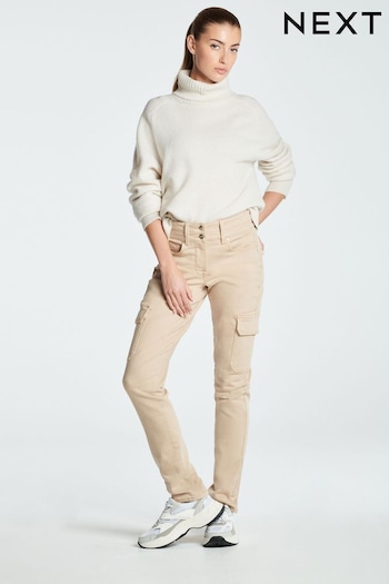 Stone Natural Lift, Slim And Shape Slim Cargo Jeans (T77785) | £48