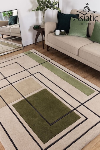 Asiatic Rugs Green Reef Outline Rug (T78262) | £199 - £455