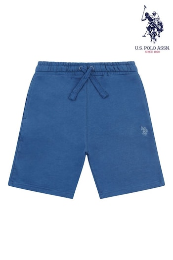 U.S. Polo Assn Blue Core F/T Sweat Shorts (T78354) | £20 - £28