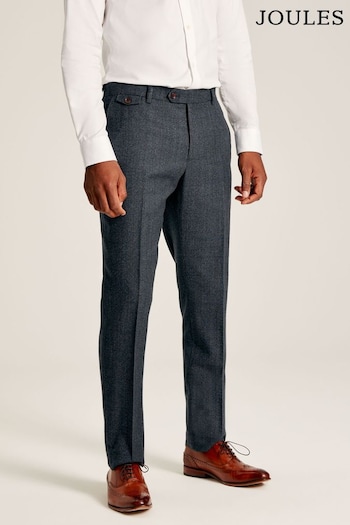 Joules Navy Slim Fit Wool Suit: Trousers (T78655) | £100