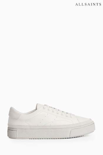 AllSaints White Trish Sneakers (T79056) | £109
