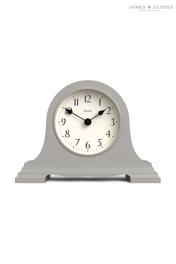 Jones Clocks Grey Grey Mantel Clock with Arabic Dial (T79089) | £25