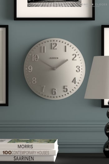 Jones Clocks Grey Grey Chilli Convex Wall Clock (T79103) | £30