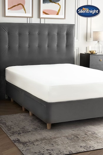 Silentnight White Pure Cotton Fitted Sheet (T79132) | £18 - £28
