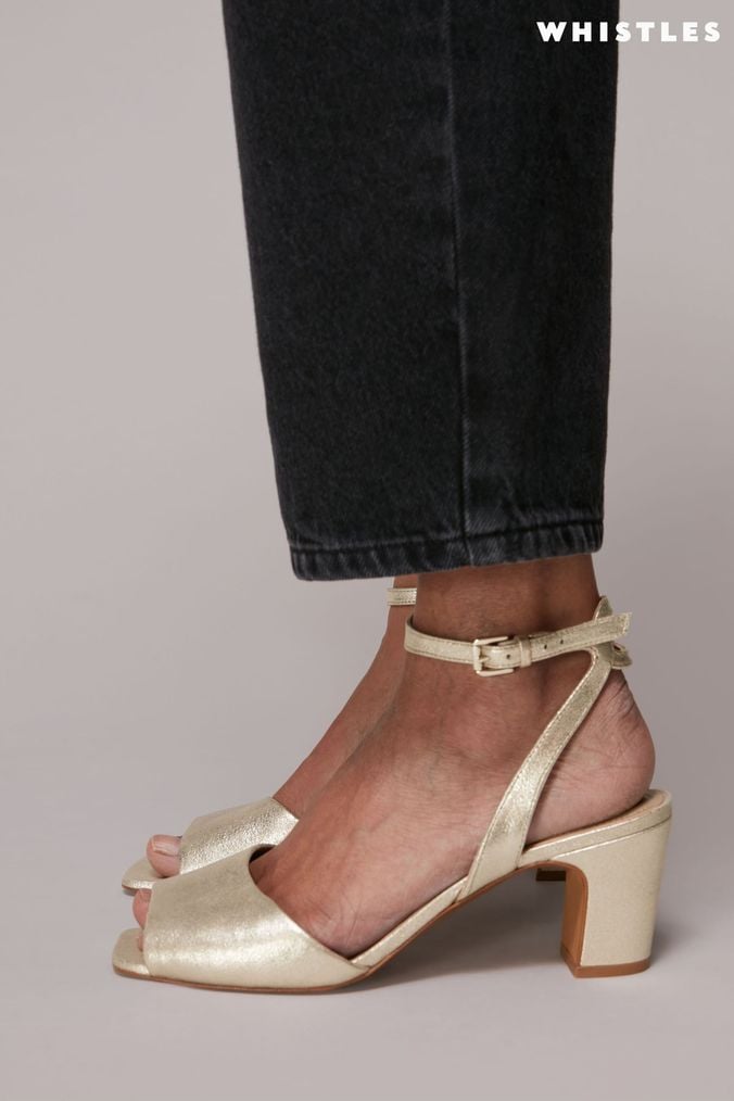 Gold wedding sandals uk sale