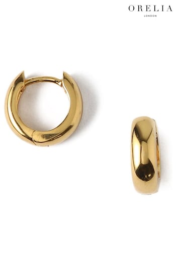 Orelia London Mini Domed Huggie Hoop Earrings (T81055) | £18