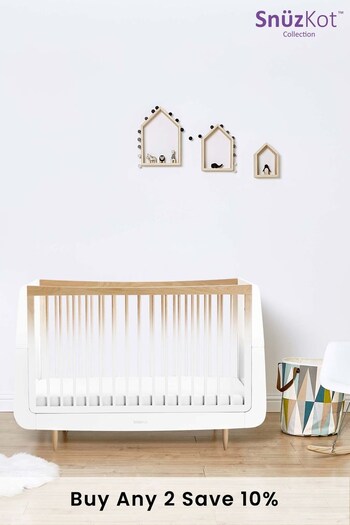 Snuz Tan Brown SnuzKot Skandi Ombre Cot Bed (T81781) | £379