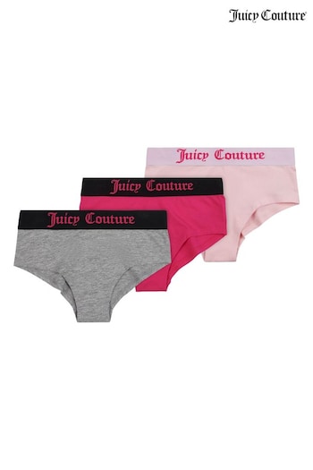 Juicy Couture Pink Hanging Hipsters 3 Pack (T81988) | £20 - £24