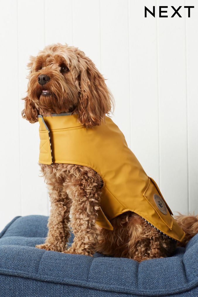 Yellow Dog Raincoat with Pocket (T82330) | £18 - £26