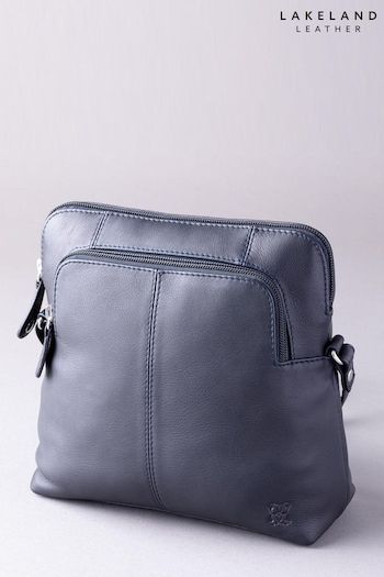 Lakeland Leather Raven Leather Cross-Body Bag (T82442) | £55