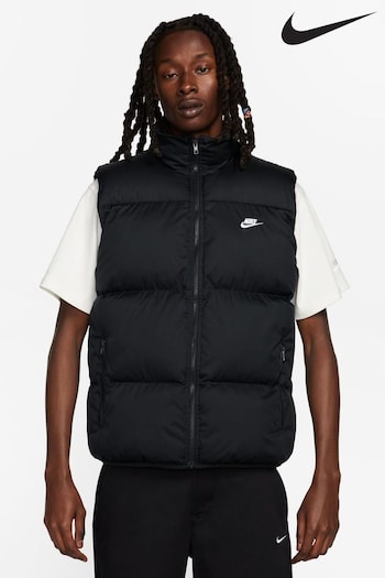 Nike Black Sportswear Primaloft Padded Gilet (T82690) | £120