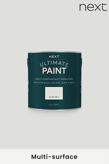 Silver Grey Next Ultimate® Multi-Surface 2.5Lt Paint (T82889) | £38