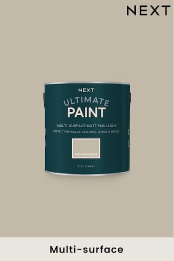 Mid Warm Beige Next Ultimate® Multi-Surface 2.5Lt Paint (T82901) | £38