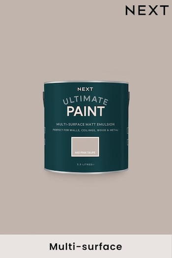 Mid Pink Taupe Next Ultimate® Multi-Surface 2.5Lt Paint (T82907) | £38