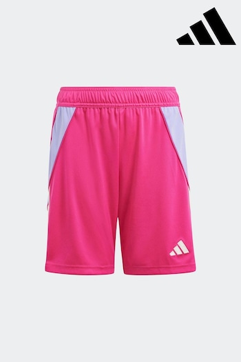 adidas Bright Pink Tiro24 Shorts (T83052) | £13