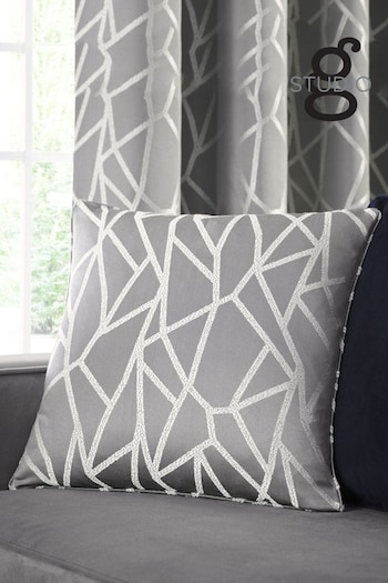 Studio G Pewter Como Cushion (T83069) | £22