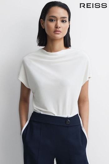 Reiss With Poppy High Neck Jersey Top (T83905) | £78
