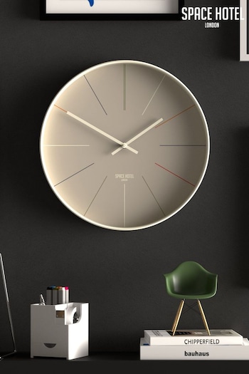 Space Hotel White District 12 White Wall Clock (T83993) | £45