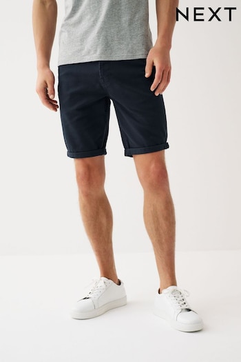 Navy Motionflex 5 Pocket Chino Relaxed Shorts (T84399) | £24