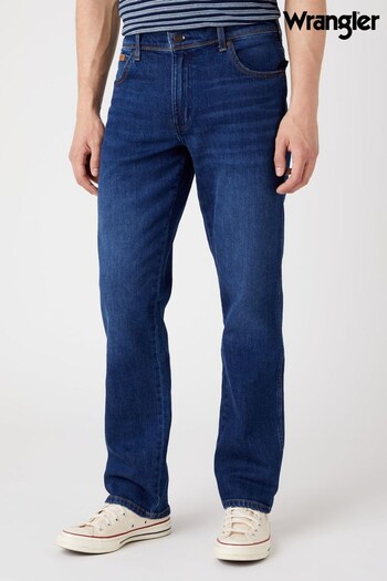 Wrangler Denim Blue Texas Authentic Straight Fit Jeans (T84711) | £85