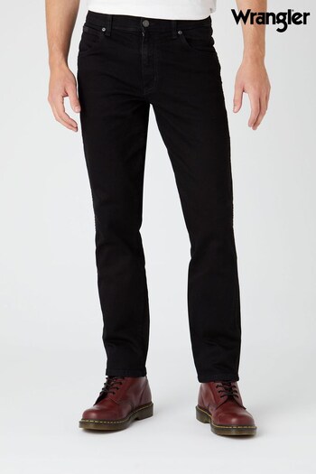 Wrangler Denim Black Texas Slim Fit Jeans (T84713) | £75