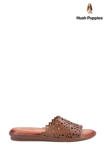 Hush Puppies Women Brown Bryony Mule Sandals (T84811) | £32