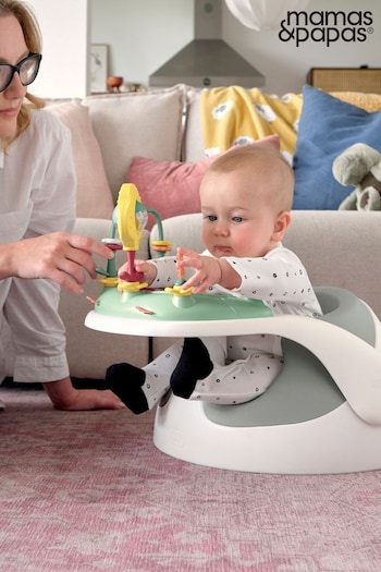 Yves Saint Laurent Pebble Grey Yves Saint Laurent Baby Snug Floor Seat and Activity Tray (T84960) | £59