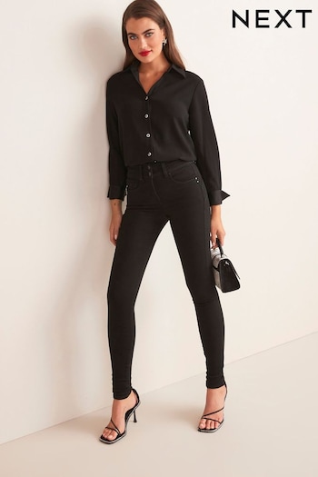 Black Lift, Slim And Shape Skinny Cowl Jeans (T85080) | £48