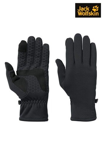 Jack Wolfskin Allrounder Black Gloves (T85206) | £35