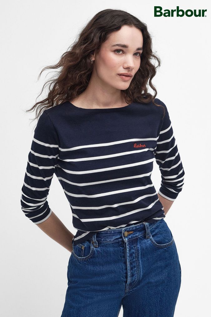 Buy Women s Barbour Long Sleeve Tops Online Next UK