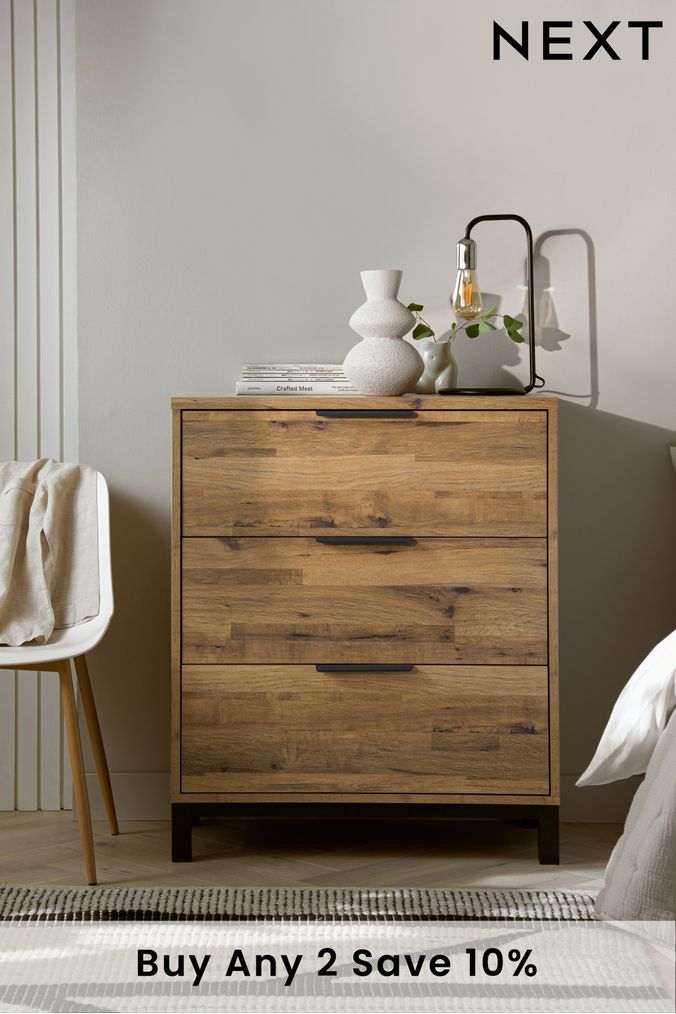Big black hot sale chest of drawers