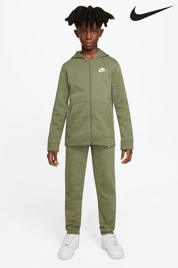 Nike Green Club Fleece Tracksuit (T86107) | £65
