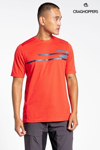 Craghoppers Red NosiLife Pro Active SS T-Shirt (T86729) | £35