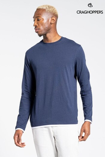 Craghoppers Blue Coulter LS T-Shirt (T86763) | £40