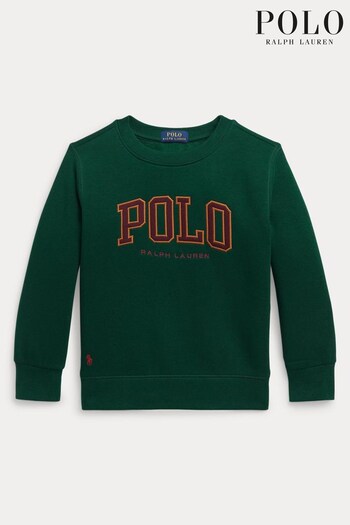Polo Ralph Lauren Boys Green Polo Logo Sweatshirt (T86928) | £89 - £99