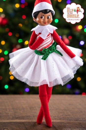 The Elf On The Shelf Claus Couture® Candy Cane Classic Dress (T87068) | £11