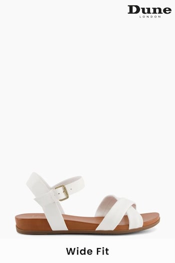 Dune London Wf Landie Cross Strap Comfort Sandals (T87910) | £65
