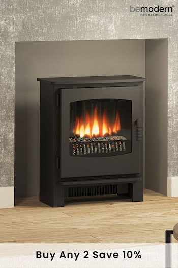 Be Modern Black Espire Electric Stove Fireplace (T89655) | £590