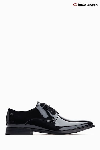Base London Marley Black Patent Derby Shoes (T89966) | £70