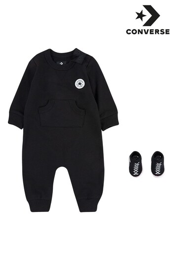 Converse Black Baby Pramsuit (T90484) | £30