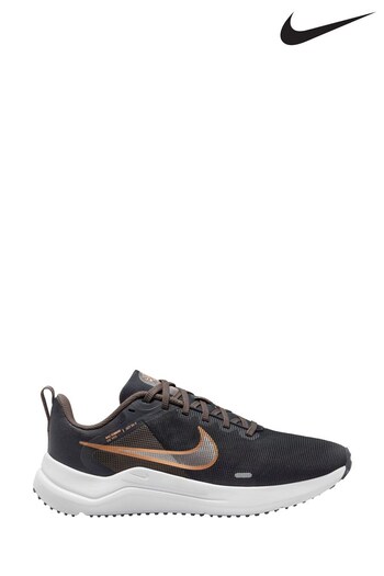 Nike Black/Bronze Downshifter 12 Running Trainers (T90677) | £60